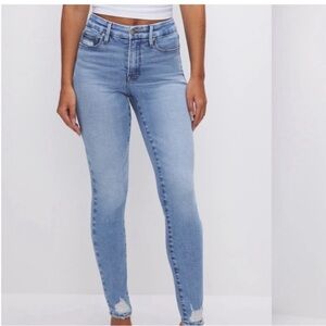 Good American Light Blue Skinny Jeans